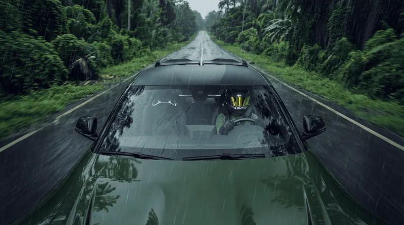 Toyota GR Supra GREEN MAMBA — кинематографичный кадр